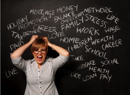 overwhelmed stress management anger worry negative